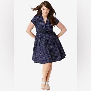 Ellos Sandy Shirtwaist Dress